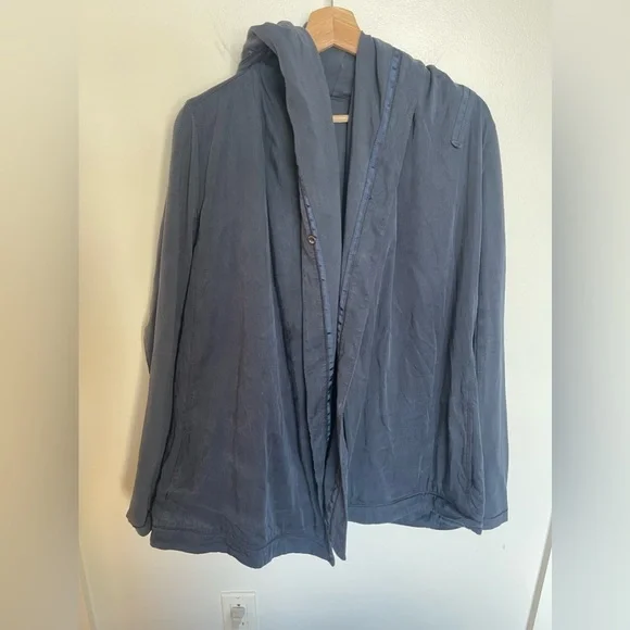 Lululemon Blissed Out Wrap Inkwell Blue Cardigan Wrap - Picture 7 of 16